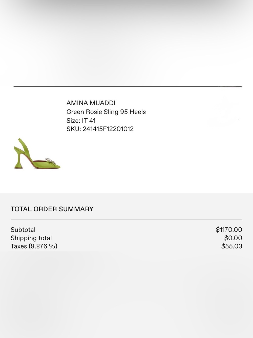 Amina Muaddi Lime Green Satin Crystal Bow Slingback begum cloth mules - Picture 2 of 12
